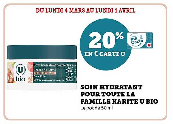 Soin Hydratant Pour Toute La Famille Karité U Bio