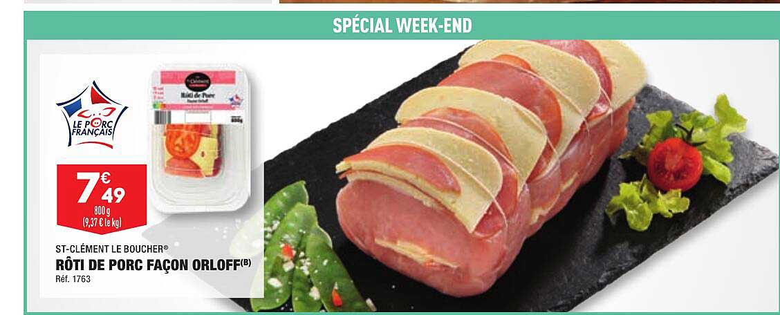 st-clément le boucher rôti de porc façon orloff