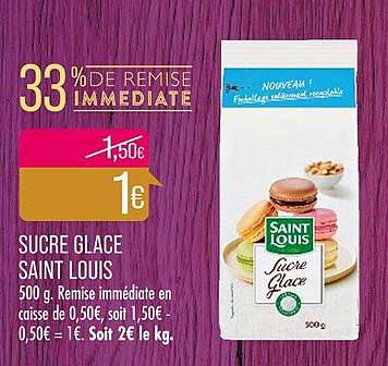 sucre glace saint louis