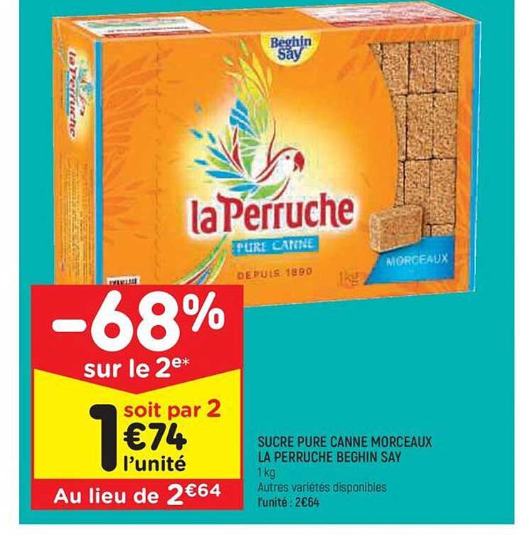 sucre pure canne morceaux la perruche geghin say