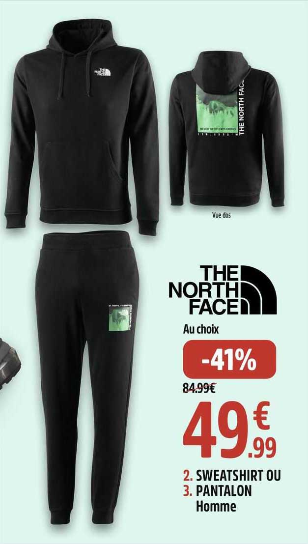 sweatshirt ou pantalon homme the north face