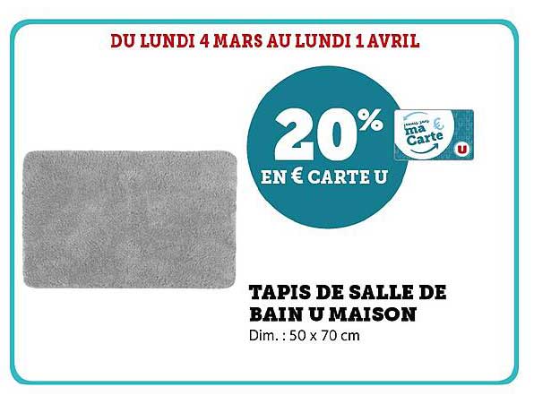 Tapis De Salle De Bain U Maison