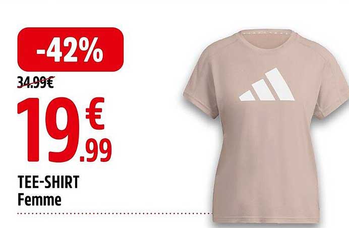 tee-shirt femme adidas
