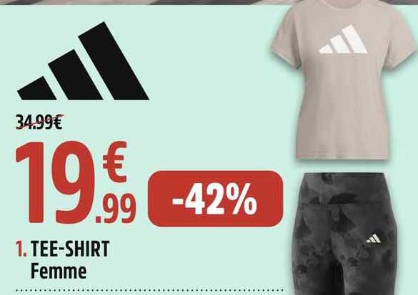 tee-shirt femme adidas