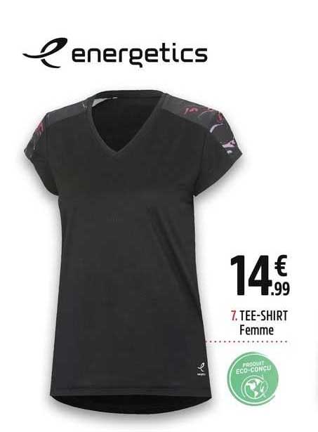 tee-shirt femme energetics