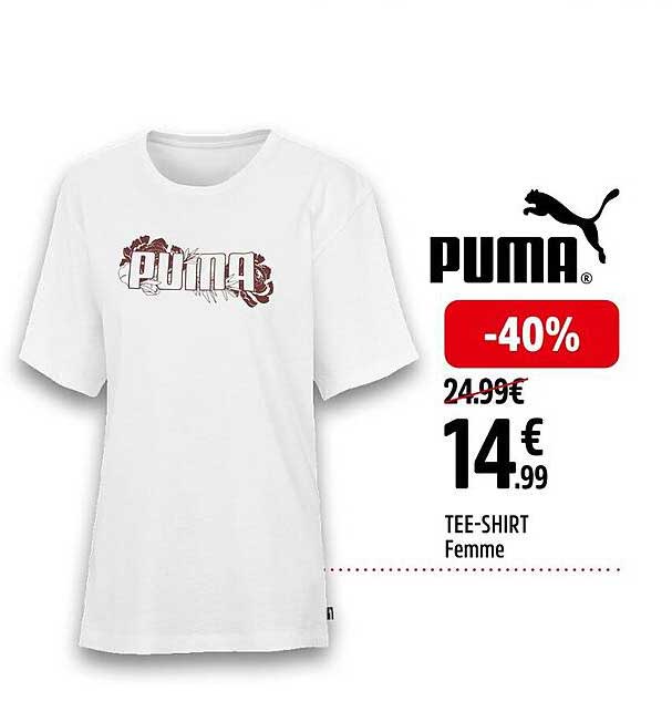 tee-shirt femme puma