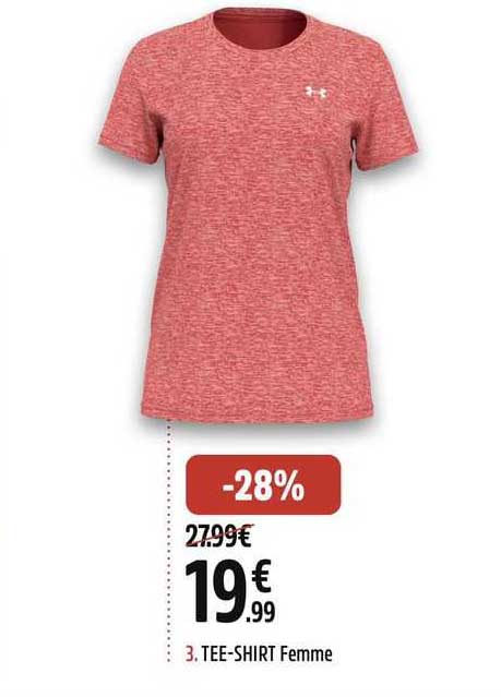 tee-shirt femme under armour