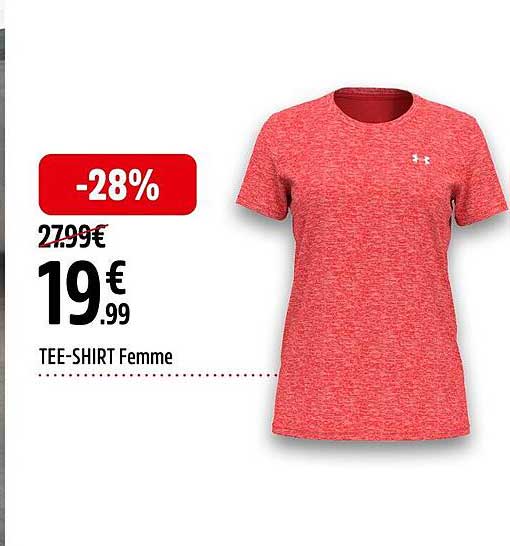 tee-shirt femme under armour