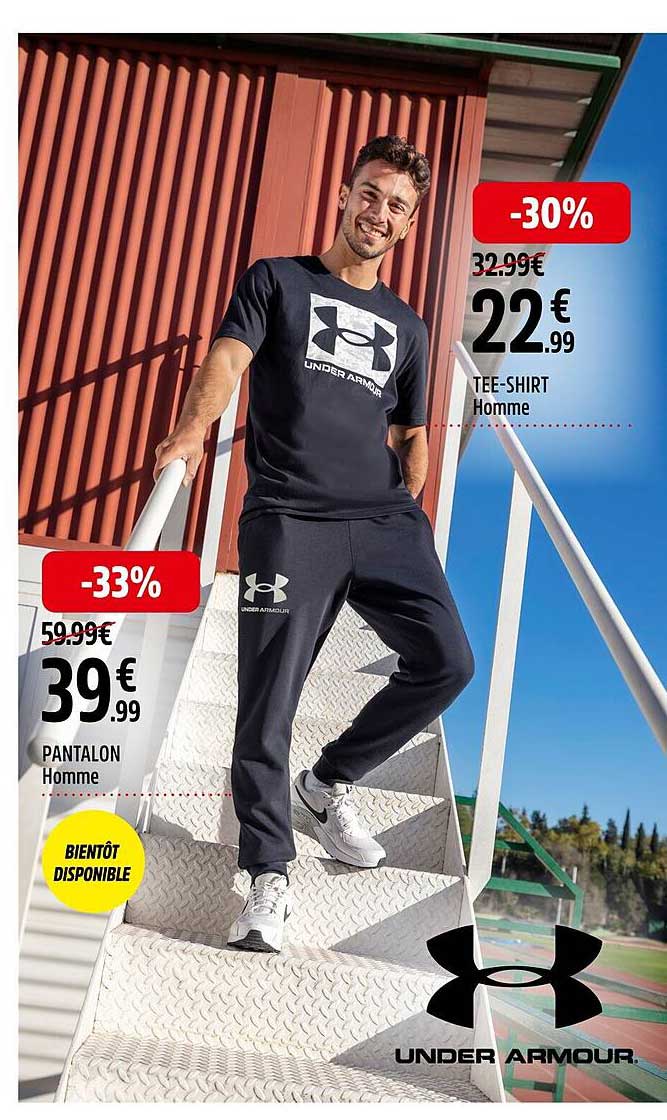 tee-shirt homme, pantalon homme under armour