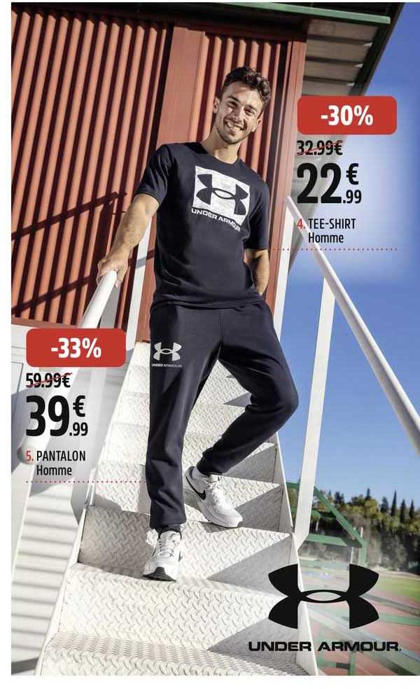 tee-shirt homme, pantalon homme under armour