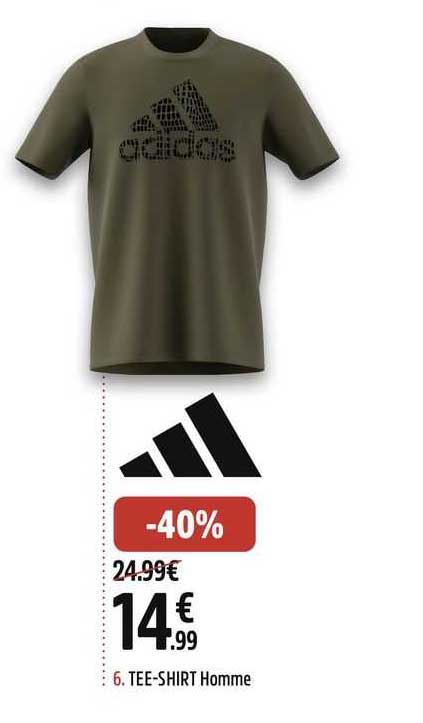 tee-shirt homme adidas