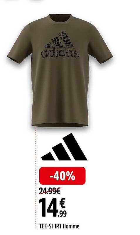 tee-shirt homme adidas