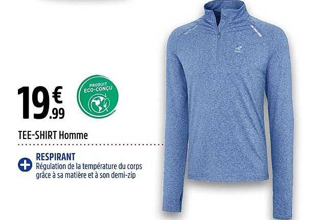 tee-shirt homme energetics