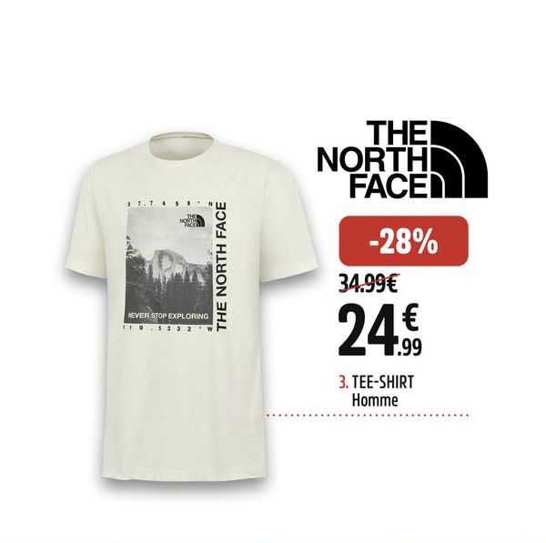 tee-shirt homme the north face