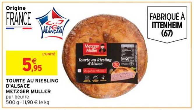 tourte au riesling d'alsace metzger muller