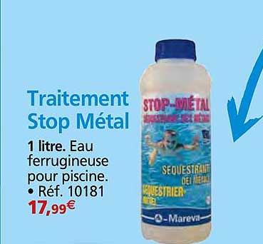 Traitement Stop Métal