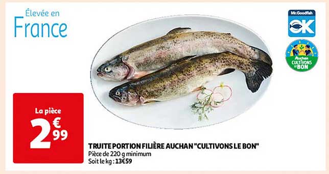 truite portion filière auchan "cultivons le bon"
