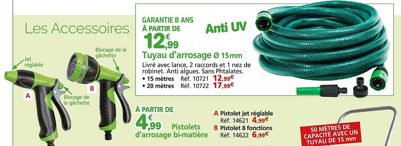 Tuyau D'arrosage ø 15 Mm