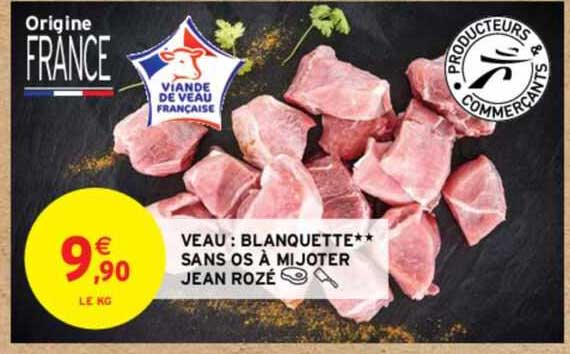 veau : blanquette** sans os à mijoter jean rozé