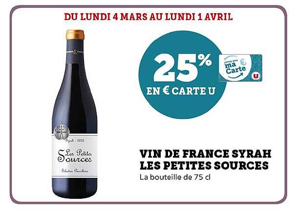 vin de france syrah les petites sources