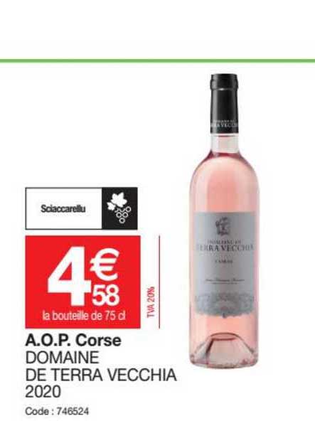 a.o.p. corse domaine de terra vecchia 2020