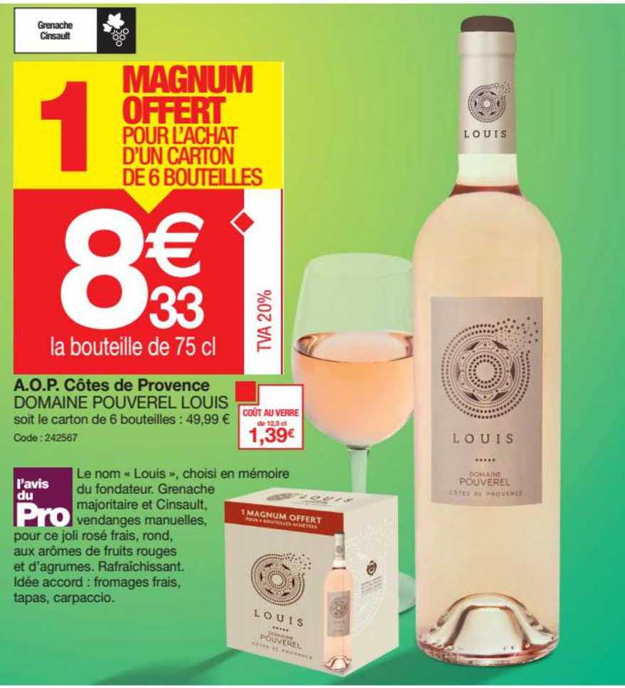 a.o.p. côtes de provence domaine pouverel louis