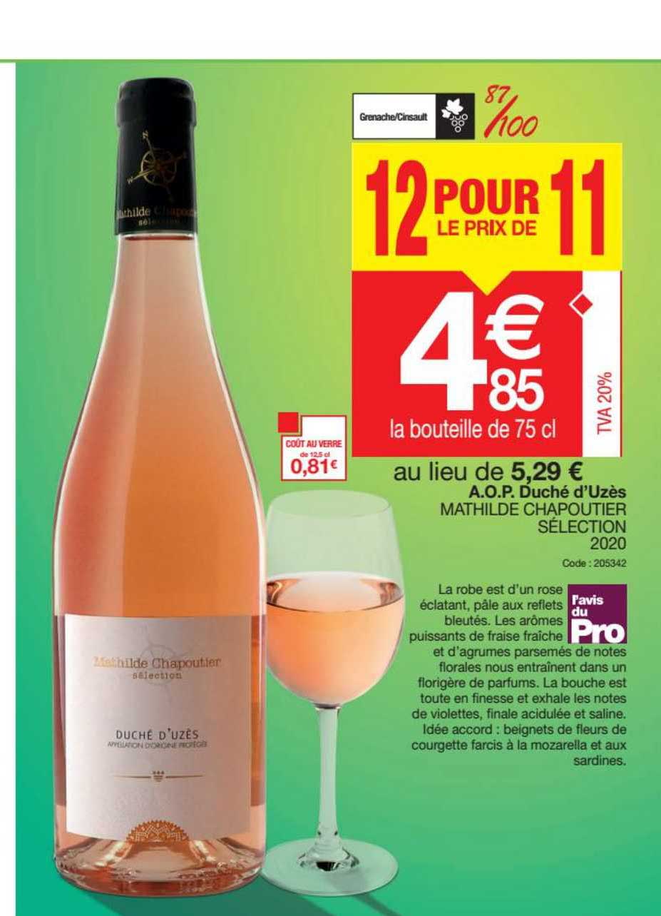 a.o.p. duché d'uzès mathilde chapoutier sélection 2020