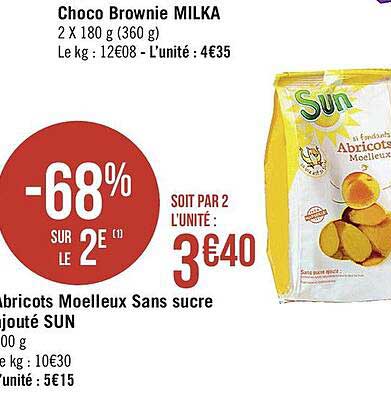 abricots moelleux sans sucre ajouté sun