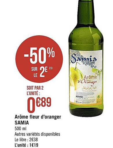 Arôme Fleur D'oranger Samia