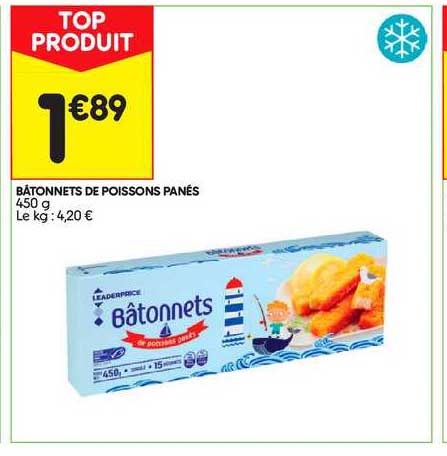 Bâtonnets De Poissons Panés