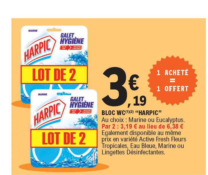 Bloc Wc "harpic"