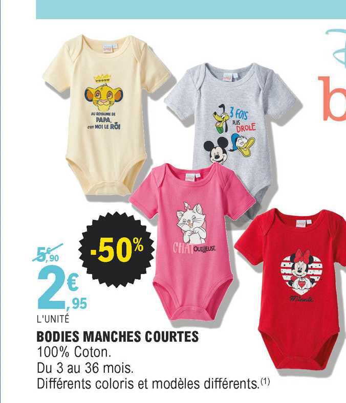 Bodies Manches Courtes