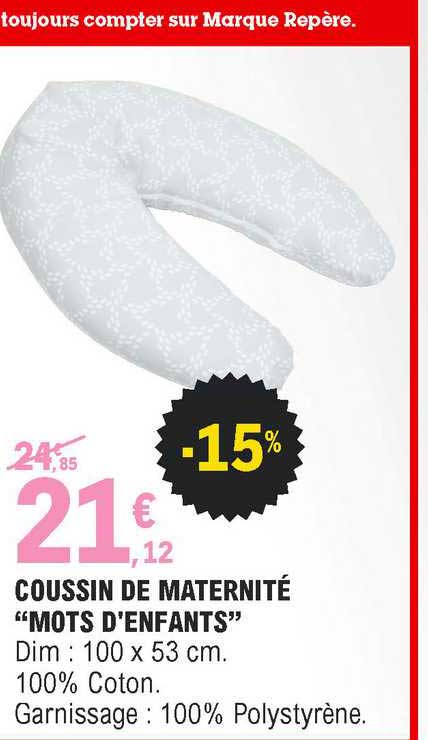 Coussin De Maternité "mots D'enfants"