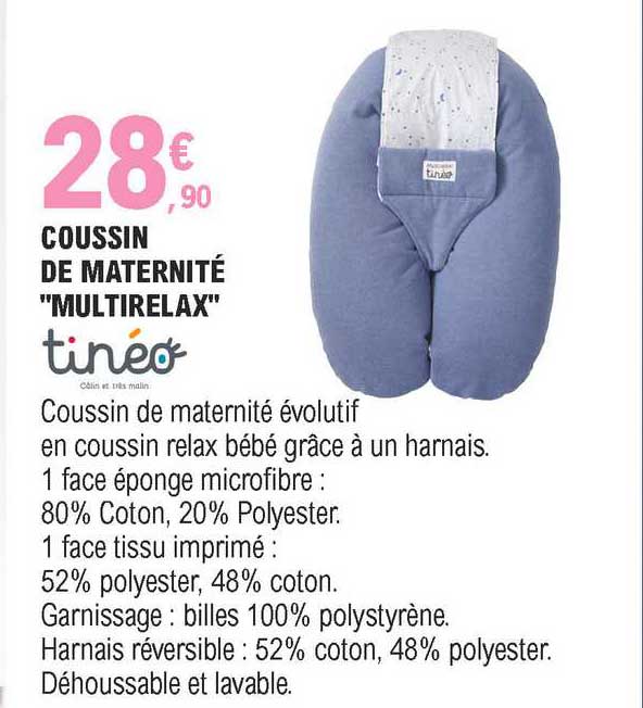 coussin de maternité "multirelax" tinéo