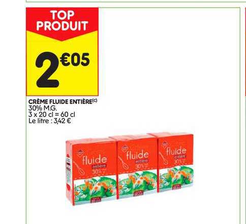 Crème Fluide Entière