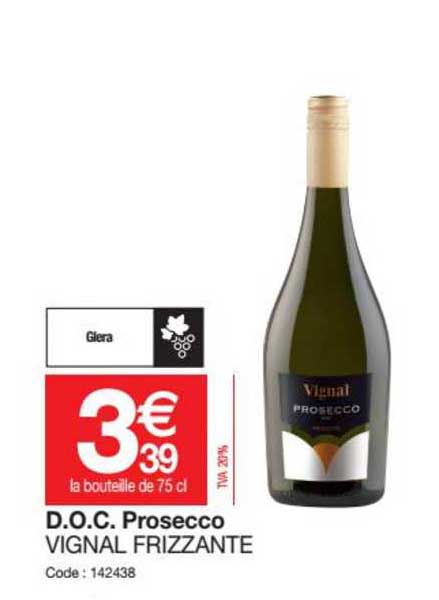 d.o.c. presecco vignal frizzante