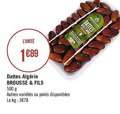dattes algérie brousse & fils