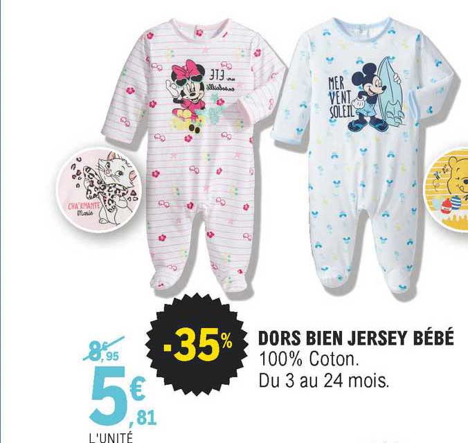 dors bien jersey bébé
