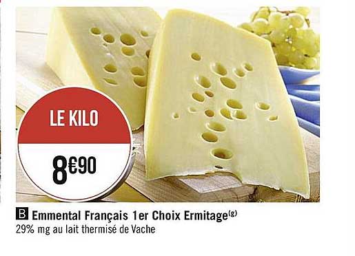 emmental français 1er choix ermitage