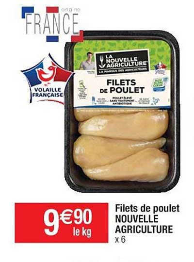 filet de poulet nouvelle agriculture