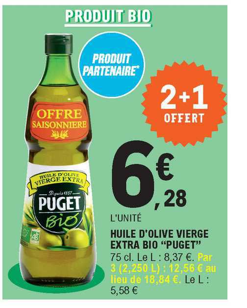 Huile D'olive Vierge Extra Bio "puget"