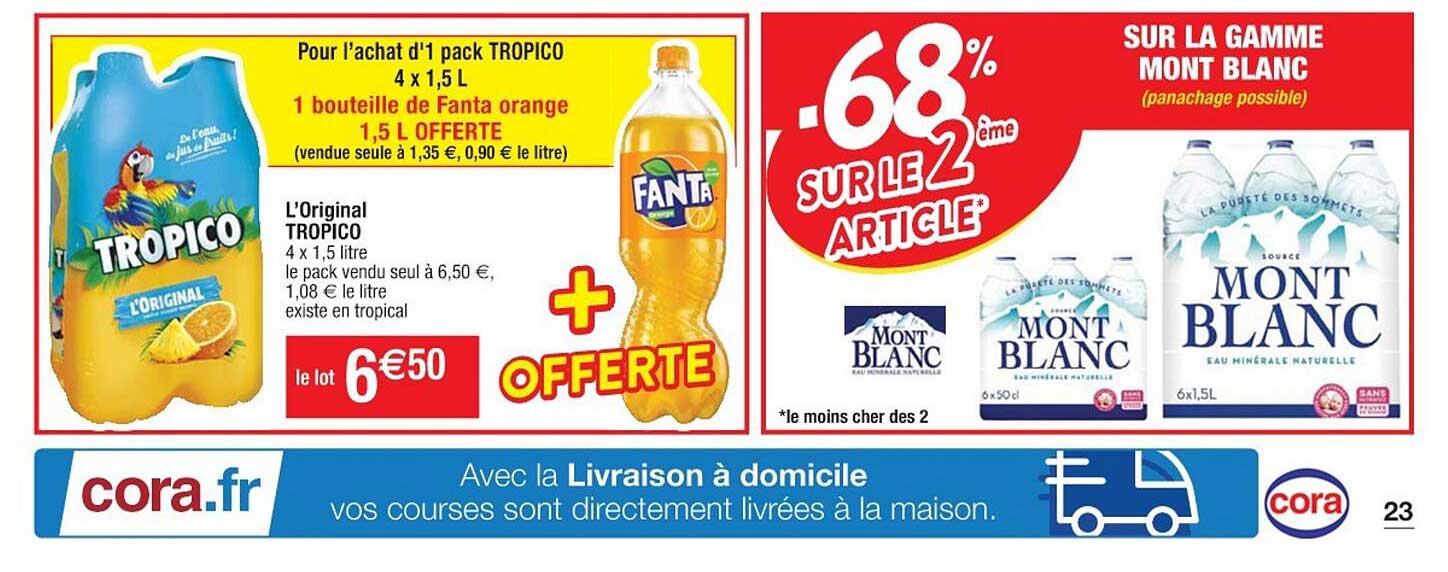 L'original Tropico, La Gamme Mont Blanc