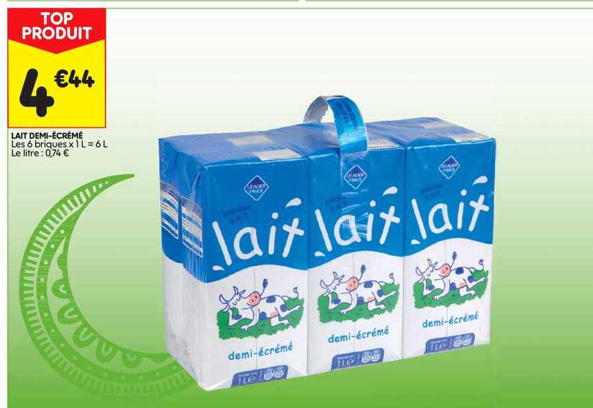 lait demi-écrémé