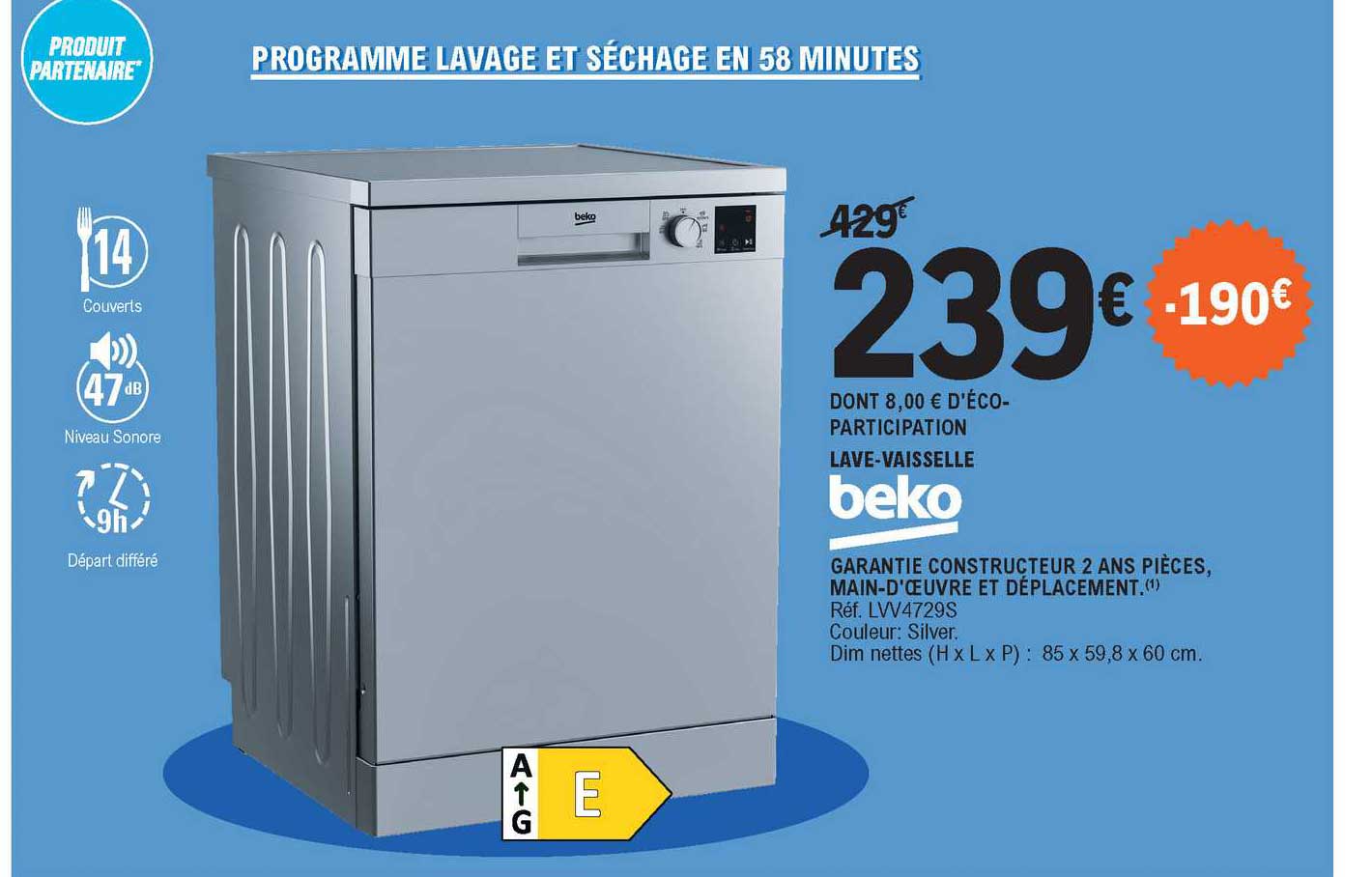 lave-vaisselle beko