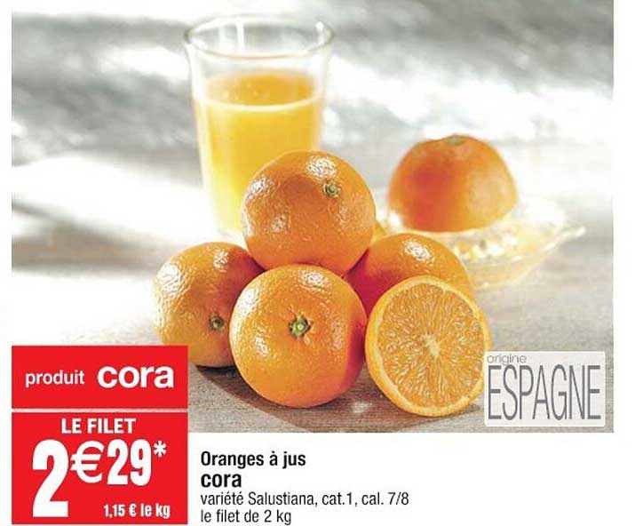 Oranges à Jus Cora