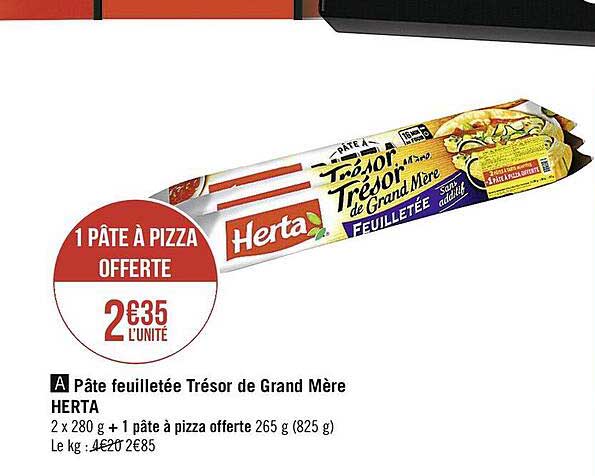 pâte feuilletée trésor de grand mère herta