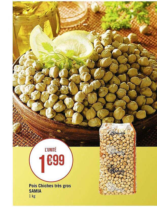 pois chiches très gros samia
