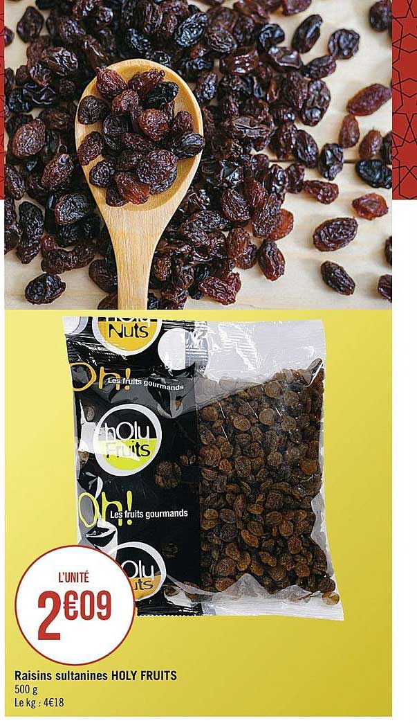 raisins sultanines holy fruits