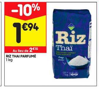 Riz Thai Parfumé
