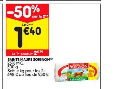 sainte maure soignon